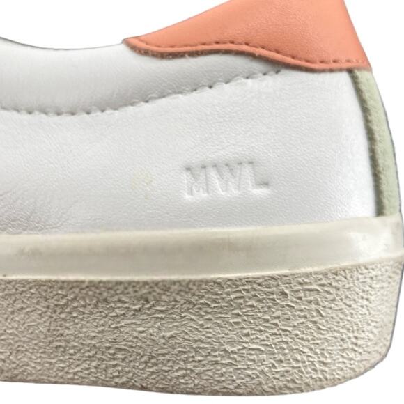 Madewell Sidewalk Low-Top Sneakers in‎ Snake Embossed Leather Women’s 8 - Picture 7 of 7